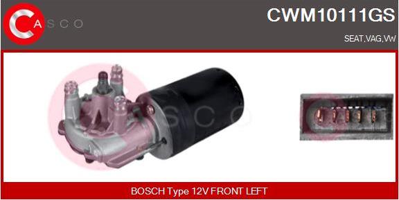 Casco CWM10111GS - Двигатель стеклоочистителя autosila-amz.com