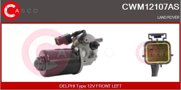 Casco CWM12107AS - Двигатель стеклоочистителя autosila-amz.com