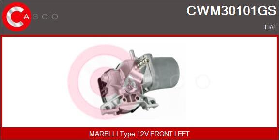 Casco CWM30101GS - Двигатель стеклоочистителя autosila-amz.com