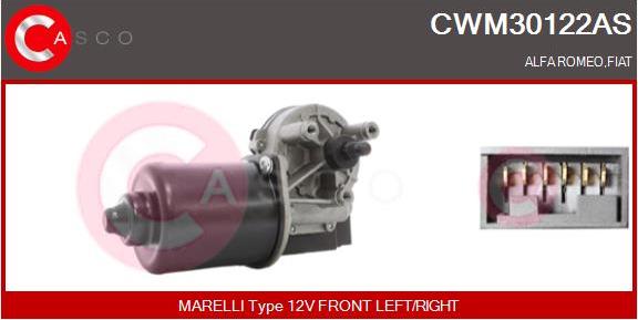 Casco CWM30122AS - Двигатель стеклоочистителя autosila-amz.com