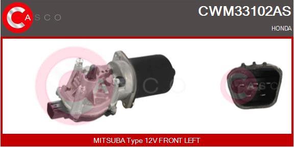 Casco CWM33102AS - Двигатель стеклоочистителя autosila-amz.com