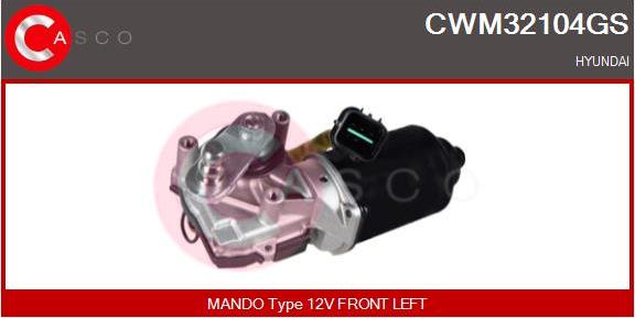 Casco CWM32104GS - Двигатель стеклоочистителя autosila-amz.com