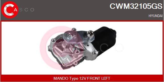 Casco CWM32105GS - Двигатель стеклоочистителя autosila-amz.com
