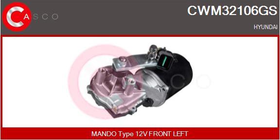 Casco CWM32106GS - Двигатель стеклоочистителя autosila-amz.com
