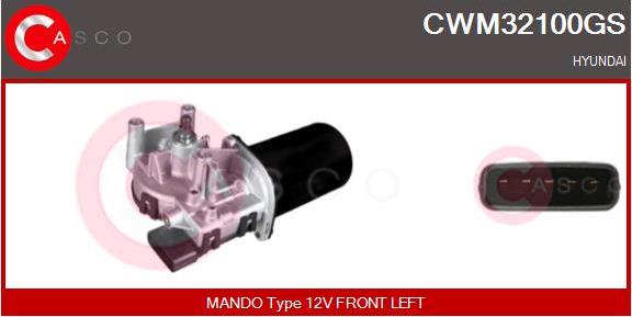 Casco CWM32100GS - Двигатель стеклоочистителя autosila-amz.com