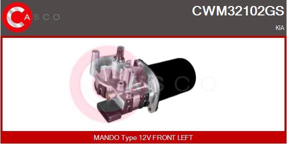 Casco CWM32102GS - Двигатель стеклоочистителя autosila-amz.com