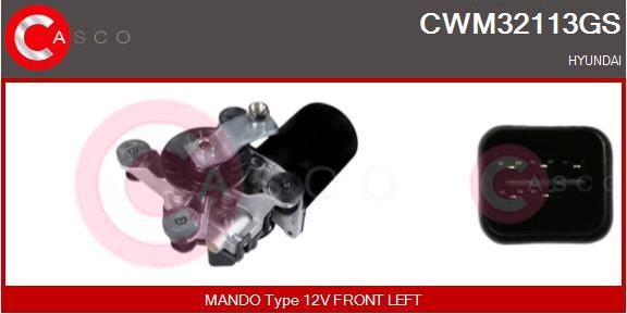Casco CWM32113GS - Двигатель стеклоочистителя autosila-amz.com