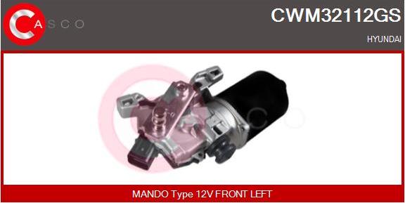 Casco CWM32112GS - Двигатель стеклоочистителя autosila-amz.com