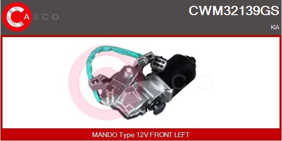 Casco CWM32139GS - Двигатель стеклоочистителя autosila-amz.com