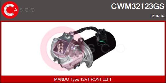 Casco CWM32123GS - Двигатель стеклоочистителя autosila-amz.com