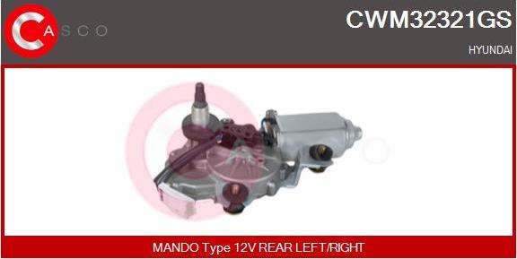 Casco CWM32321GS - Двигатель стеклоочистителя autosila-amz.com