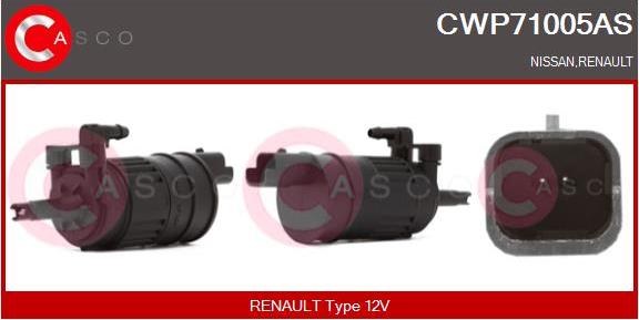 Casco CWP71005AS - Водяной насос, система очистки окон autosila-amz.com