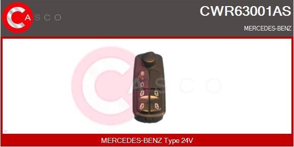 Casco CWR63001AS - Выключатель, стеклоподъемник autosila-amz.com