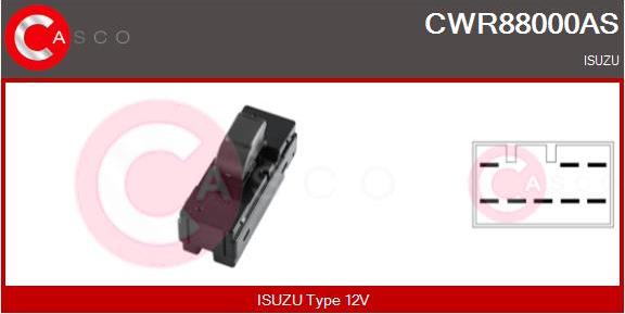 Casco CWR88000AS - Выключатель, стеклоподъемник autosila-amz.com