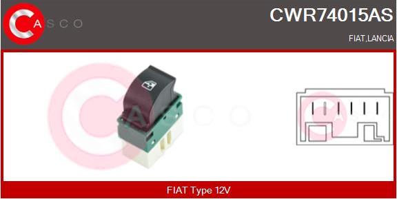 Casco CWR74015AS - Выключатель, стеклоподъемник autosila-amz.com