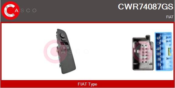 Casco CWR74087GS - Выключатель, стеклоподъемник autosila-amz.com