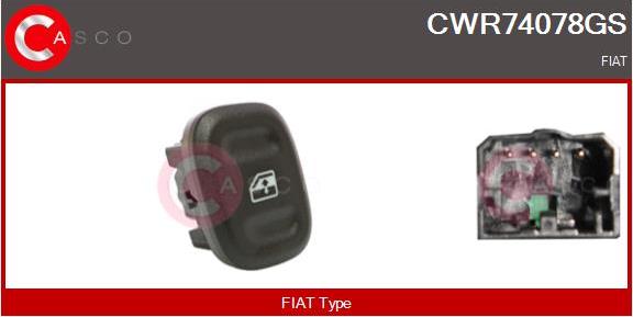 Casco CWR74078GS - Выключатель, стеклоподъемник autosila-amz.com
