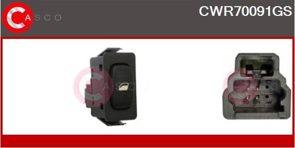 Casco CWR70091GS - Выключатель, стеклоподъемник autosila-amz.com