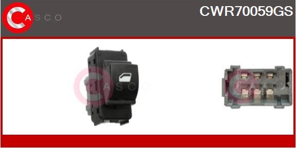 Casco CWR70059GS - Выключатель, стеклоподъемник autosila-amz.com