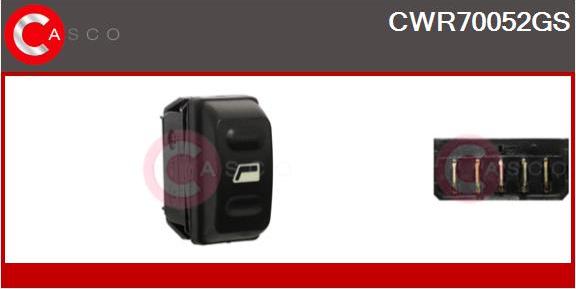 Casco CWR70052GS - Выключатель, стеклоподъемник autosila-amz.com