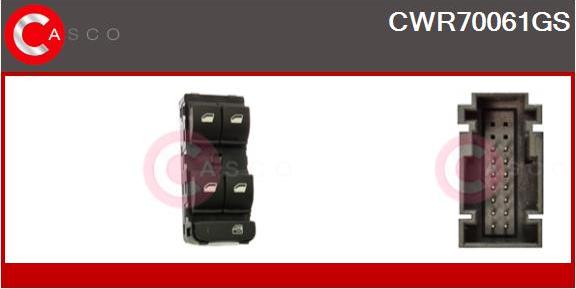 Casco CWR70061GS - Выключатель, стеклоподъемник autosila-amz.com