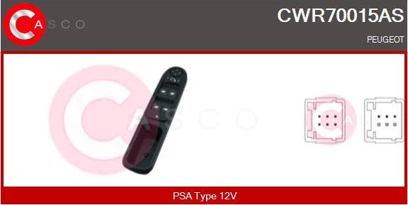 Casco CWR70015AS - Выключатель, стеклоподъемник autosila-amz.com