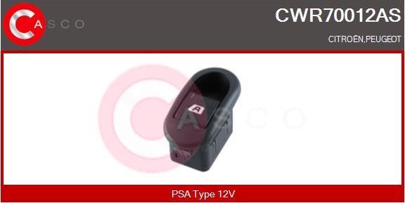 Casco CWR70012AS - Выключатель, стеклоподъемник autosila-amz.com