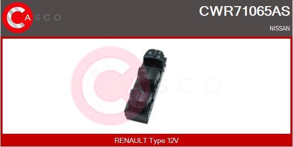 Casco CWR71065AS - Выключатель, стеклоподъемник autosila-amz.com