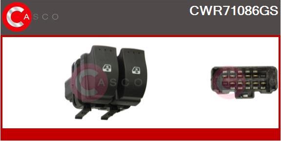 Casco CWR71086GS - Выключатель, стеклоподъемник autosila-amz.com