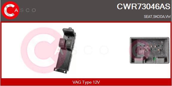 Casco CWR73046AS - Выключатель, стеклоподъемник autosila-amz.com
