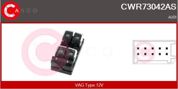 Casco CWR73042AS - Выключатель, стеклоподъемник autosila-amz.com