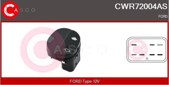 Casco CWR72004AS - Выключатель, стеклоподъемник autosila-amz.com