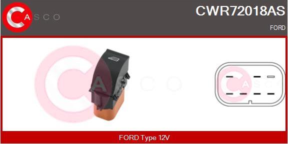 Casco CWR72018AS - Выключатель, стеклоподъемник autosila-amz.com
