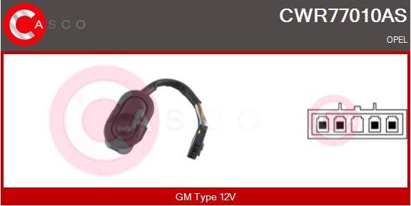 Casco CWR77010AS - Выключатель, стеклоподъемник autosila-amz.com