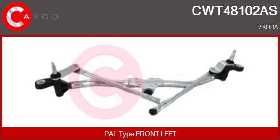 Casco CWT48102AS - Система тяг и рычагов привода стеклоочистителя autosila-amz.com