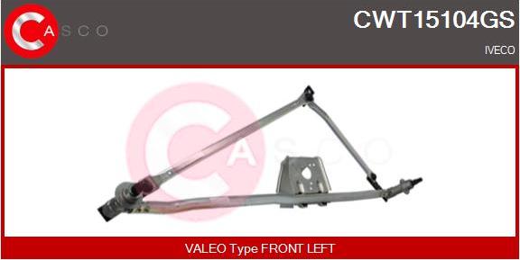 Casco CWT15104GS - Система тяг и рычагов привода стеклоочистителя autosila-amz.com