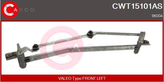 Casco CWT15101AS - Система тяг и рычагов привода стеклоочистителя autosila-amz.com