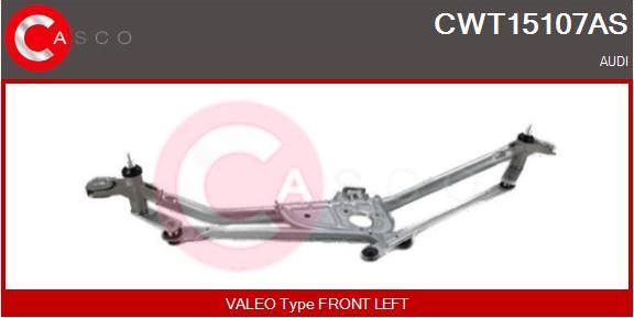 Casco CWT15107AS - Система тяг и рычагов привода стеклоочистителя autosila-amz.com