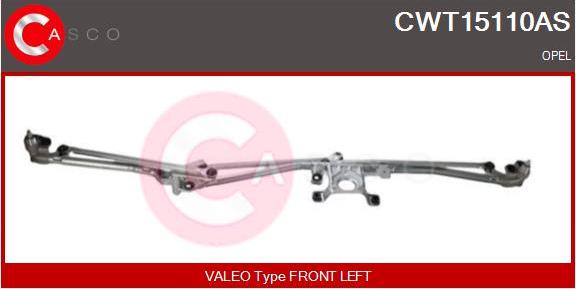 Casco CWT15110AS - Система тяг и рычагов привода стеклоочистителя autosila-amz.com