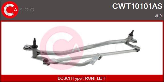 Casco CWT10101AS - Система тяг и рычагов привода стеклоочистителя autosila-amz.com