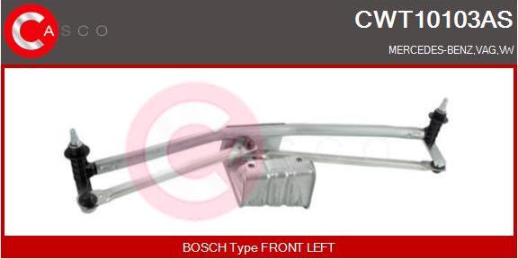 Casco CWT10103AS - Система тяг и рычагов привода стеклоочистителя autosila-amz.com