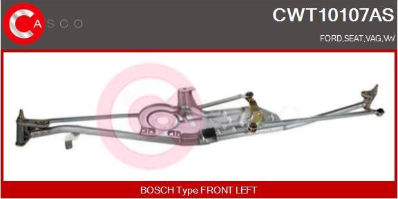 Casco CWT10107AS - Система тяг и рычагов привода стеклоочистителя autosila-amz.com