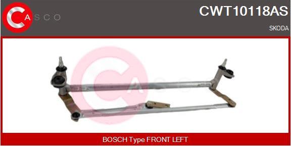 Casco CWT10118AS - Система тяг и рычагов привода стеклоочистителя autosila-amz.com