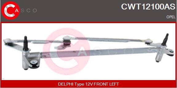 Casco CWT12100AS - Система тяг и рычагов привода стеклоочистителя autosila-amz.com