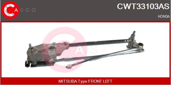 Casco CWT33103AS - Система тяг и рычагов привода стеклоочистителя autosila-amz.com