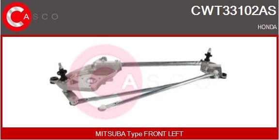 Casco CWT33102AS - Система тяг и рычагов привода стеклоочистителя autosila-amz.com