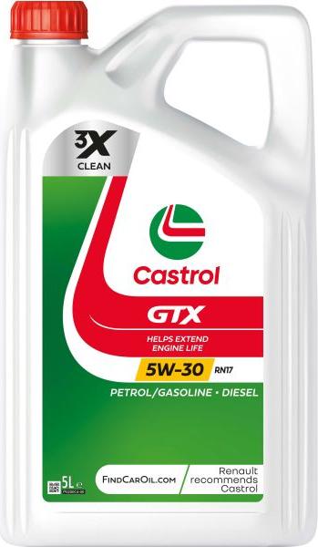 Castrol GTX 5W30 RN17 5L - Моторное масло autosila-amz.com