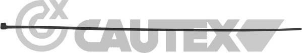 Cautex 953027 - Автозапчасть/Хомут нейлоновый 2,5x200мм Белый autosila-amz.com