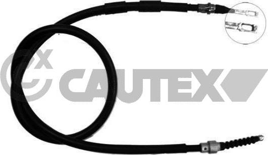 Cautex 468008 - Тросик, cтояночный тормоз autosila-amz.com