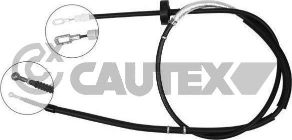 Cautex 468238 - Тросик, cтояночный тормоз autosila-amz.com
